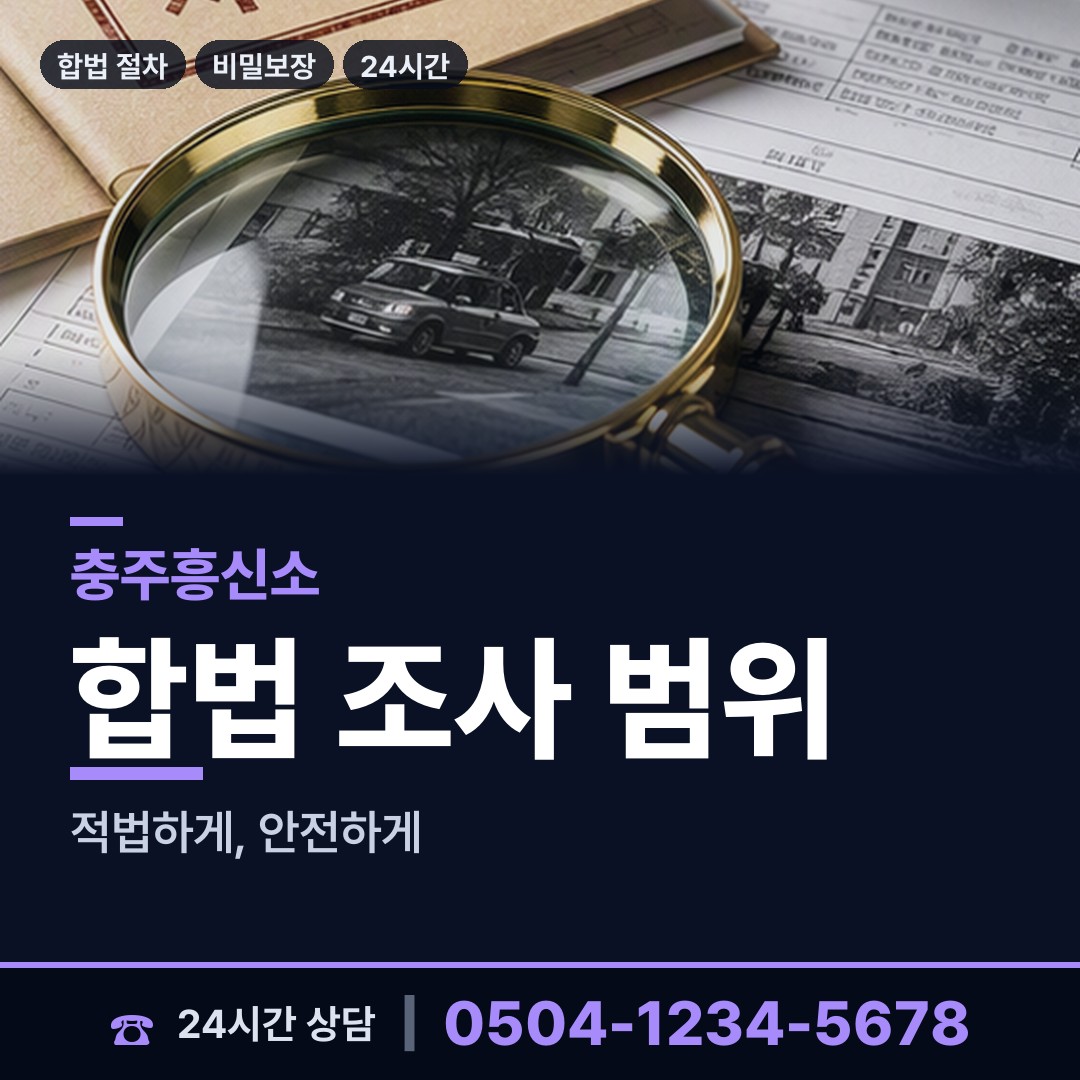 충주 목행.용탄동 연락두절사람찾기 상담 안내